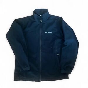 Columbia Sportswear Women's Black Fleece Lined Soft Shell Zip up Jacket SZ M